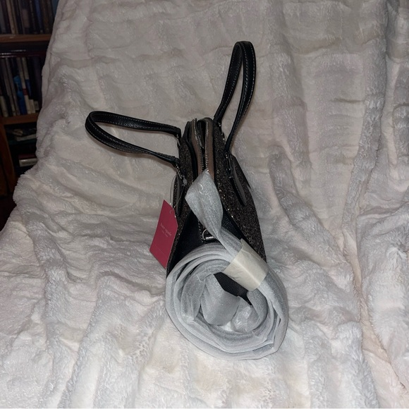 NWT Kate Spade Mini Reiley Laurel Way Glitter Satchel crossbody - Picture 2 of 5